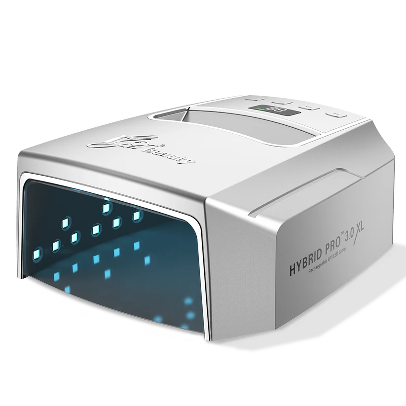 iGel Hybrid PRO Wireless UV/LED Lamp 3.0 XL, SILVER