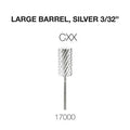 Cre8tion Carbide Silver, Large, Extra Coarse CXX 3/32 (PK: 50 pcs/pack)
