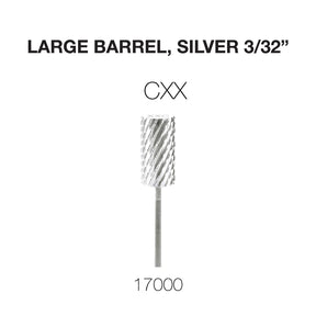 Cre8tion Carbide Silver, Large, Extra Coarse CXX 3/32 (PK: 50 pcs/pack)