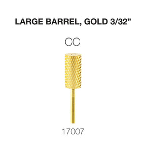 Cre8tion Carbide Large Barrel, CC, Gold 3/32