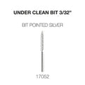 Cre8tion Under Clean 3/32, Carbide Bit Pointed, Silver
