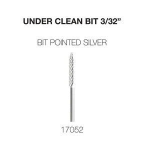 Cre8tion Under Clean 3/32, Carbide Bit Pointed, Silver
