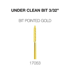 Cre8tion Under Clean 3/32, Carbide Bit Pointed, Gold