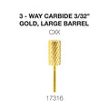 Cre8tion 3-Way Carbide Gold, Large Barrel C5X 3/32
