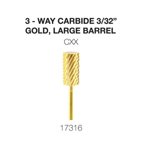 Cre8tion 3-Way Carbide Gold, Large Barrel C5X 3/32