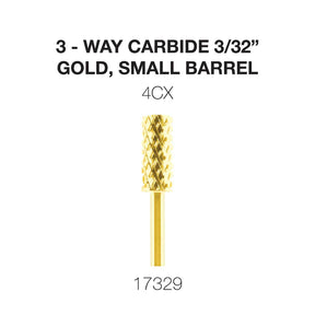 Cre8tion 3-Way Carbide Gold, Small Barrel C4X 3/32