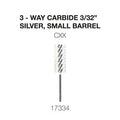 Cre8tion 3-Way Carbide Silver, Small Barrel CXX 3/32