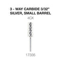 Cre8tion 3-Way Carbide Silver, Small Barrel C4X 3/32