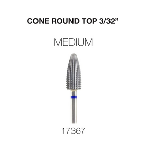 Cre8tion Carbide, Cone Round Top, Medium, CM 3/32