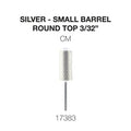 Cre8tion Silver Carbide - Small Barrel - Round Top - CM 3/32