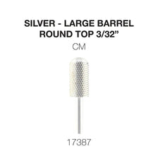 Cre8tion Carbide, Round Top Silver, Large, CM 3/32