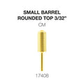 Cre8tion Carbide, Round Top Gold, Small Barrel, CM 3/32