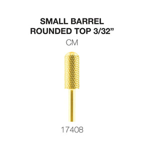 Cre8tion Carbide, Round Top Gold, Small Barrel, CM 3/32