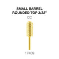 Cre8tion Carbide, Round Top Gold, Small Barrel, CC 3/32
