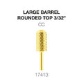 Cre8tion Carbide, Round Top Gold, Large Barrel, CC 3/32