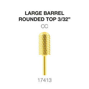 Cre8tion Carbide, Round Top Gold, Large Barrel, CC 3/32