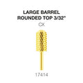Cre8tion Carbide, Round Top Gold, Large Barrel, CX 3/32