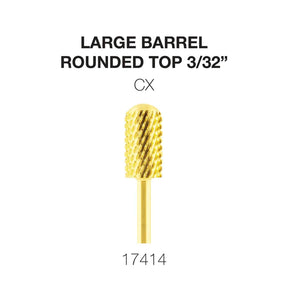 Cre8tion Carbide, Round Top Gold, Large Barrel, CX 3/32