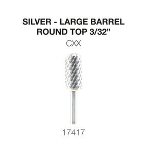 Cre8tion Carbide, Round Top Silver, Large Barrel, CXX 3/32