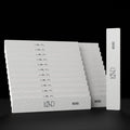 Chaun Legend ZEBRA RECTANGLE FILE 80/80 25 Pack