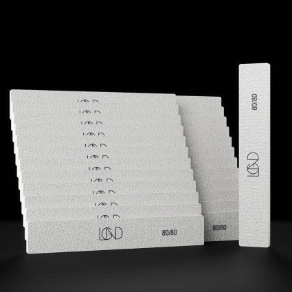 Chaun Legend ZEBRA RECTANGLE FILE 80/80 25 Pack