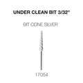 Cre8tion Under Clean 3/32 Carbide Bit Cone, Silver