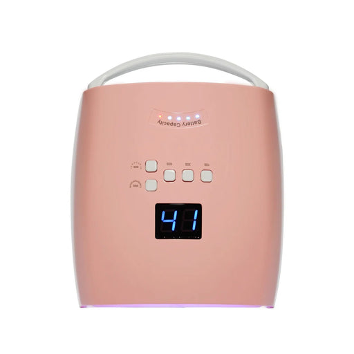 CORDLESS Rechargeable LED LAMP, PINK, 48W