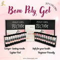 Cllam Bom Poly Gel Set - 20 Colors + Free Sample