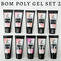 Cllam Bom Poly Gel Set 2 - 10 Colors