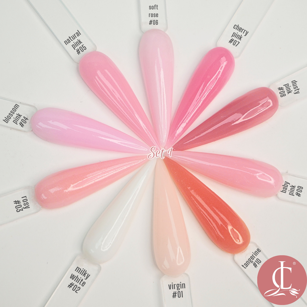 Cllam Bom Poly Gel Set - 20 Colors + Free Sample