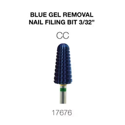 Cre8tion Blue Gel Removal Nail Filling Bit, Coarse, CC 3/32