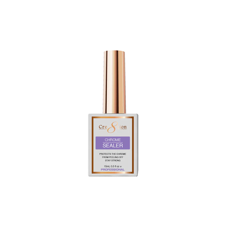 Cre8tion Gel - Metallic Sealer (Chrome Sealer) 0.5oz