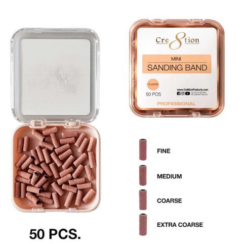 Cre8tion Mini Sanding Band Pink 50pcs/box