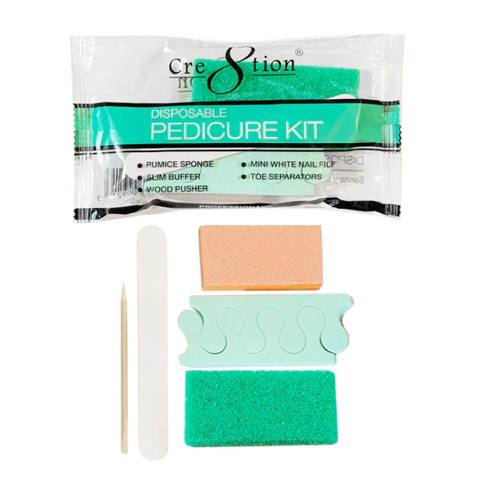 Cre8tion Disposable Mini Pedicure Kit B - Case (200 kits/case)