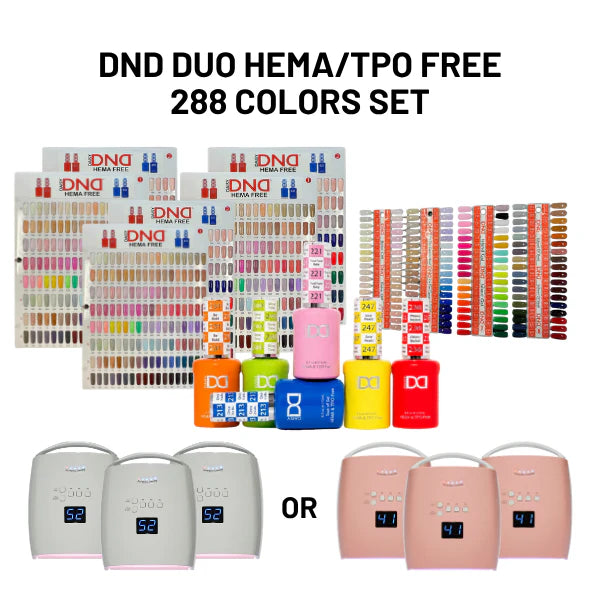 DND Duo HEMA & TPO FREE 288 Colors set