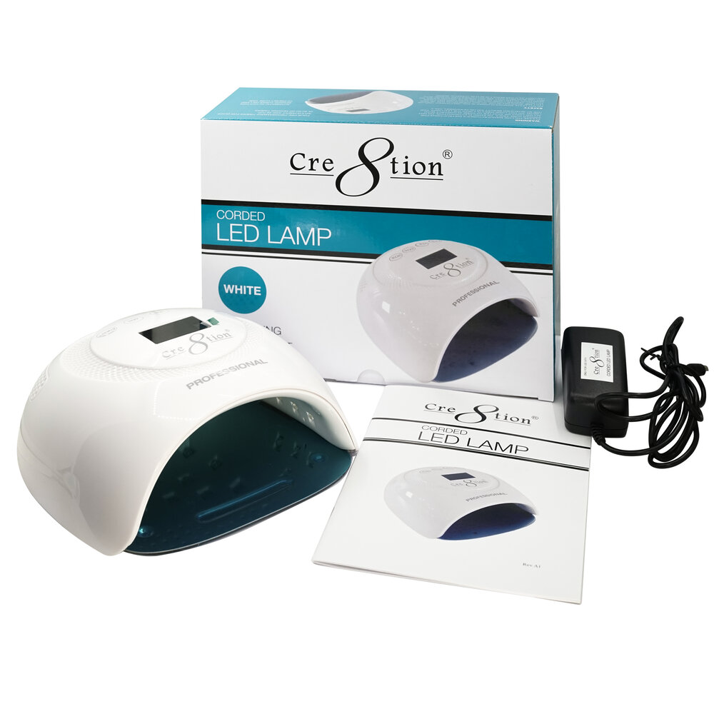 Cre8tion CORDED LED Nail Lamp, WHITE
