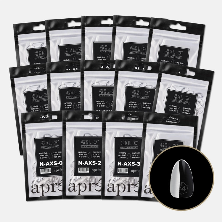 Gel-X® Natural Almond Extra Short Refill Bag Collection