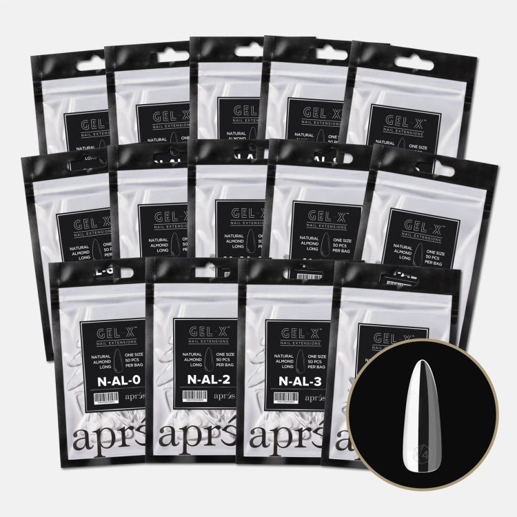 Gel-X® Natural Almond Long Refill Bag Collection