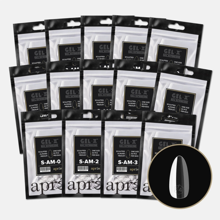 Gel-X® Sculpted Almond Medium Refill Bag Collection