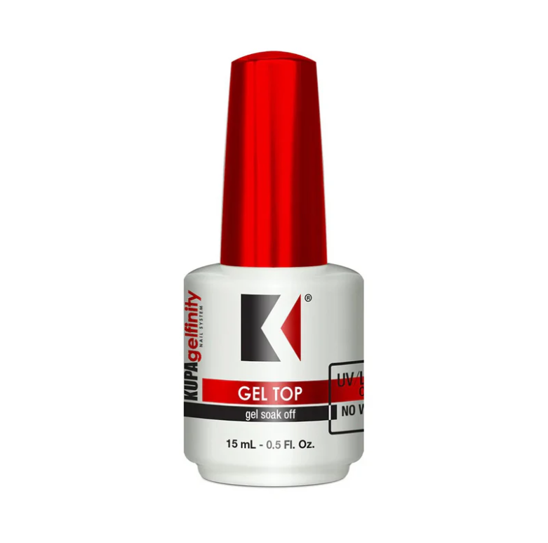 Kupa Gelfinity, Top Coat Gloss (Red Cap), 0.5oz