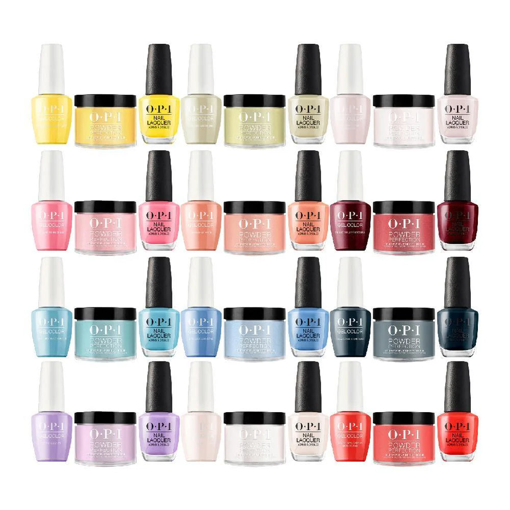 OPI 3in1 Dipping Powder + Gelcolor + Nail Lacquer
