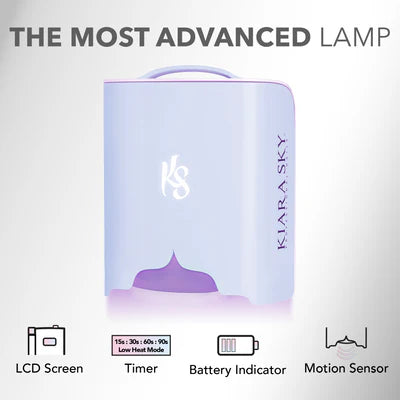 Kiara Sky Beyond Pro Rechargeable LED Lamp Volume II, LAVENDER (PURPLE)