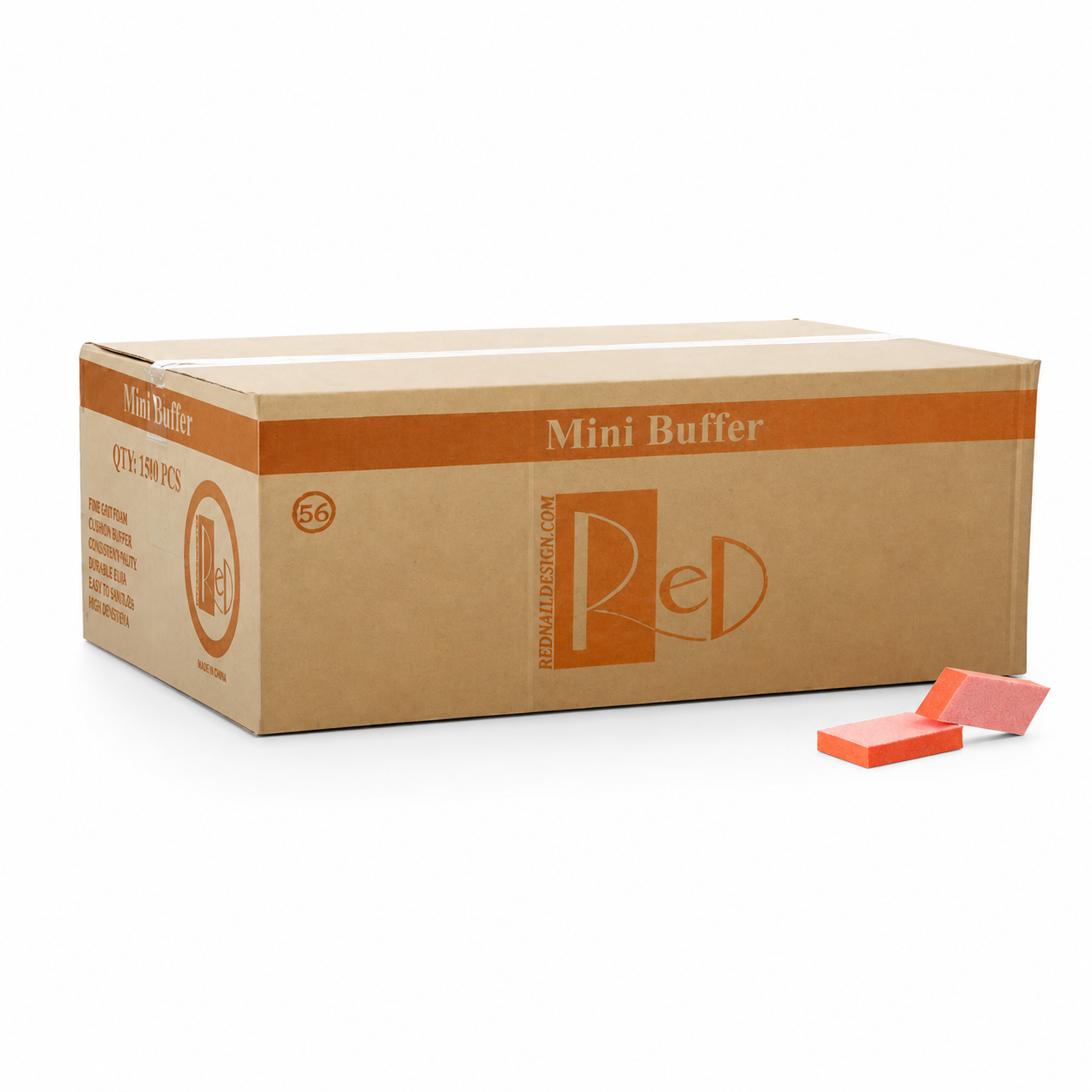 RED Mini Buffer 1500 pcs white
