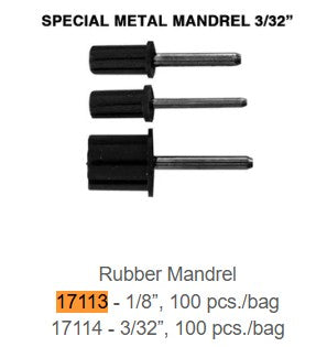 Cre8tion Rubber Main Drill (Mandrel) 1/8", 17113 BB