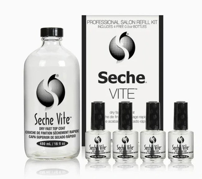 Seche Vite Professional KIT, Top Coat, 16oz