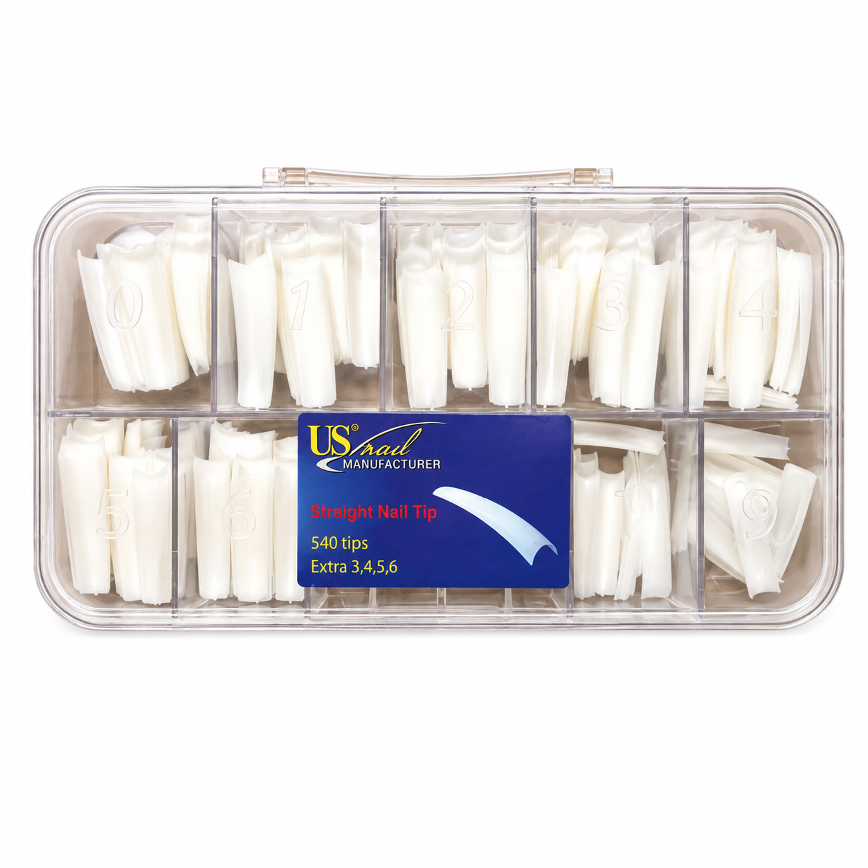 USN Natural Nail Tip BOX (544 pcs/box)
