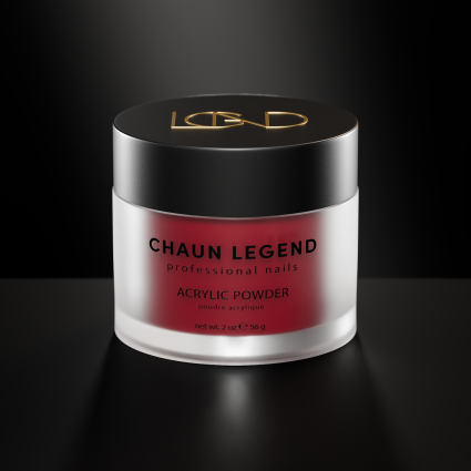 Chaun Legend Acrylic Powder #158 Raspberry Glaze 2oz
