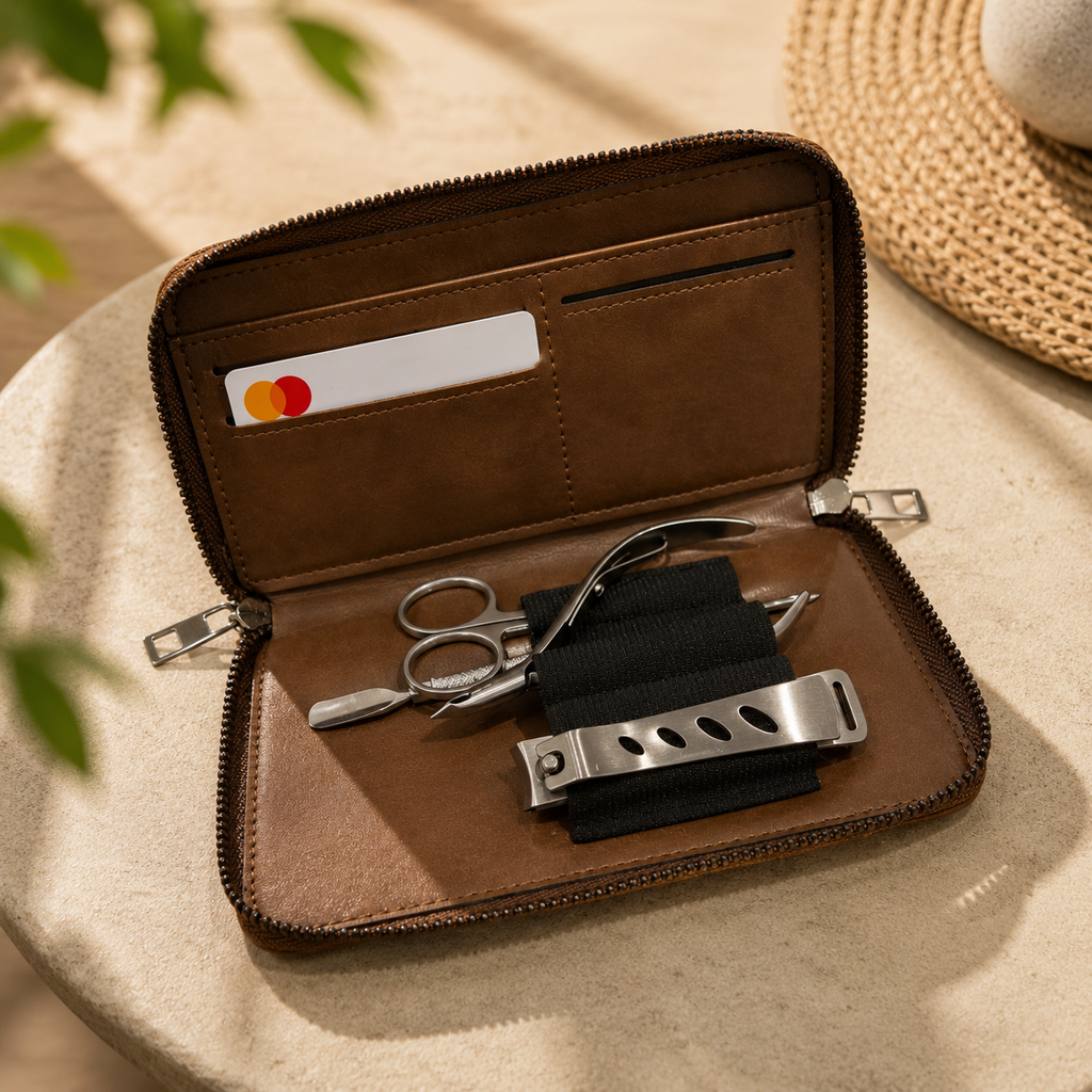 All-in-One Manicure Tool Kit & Wallet