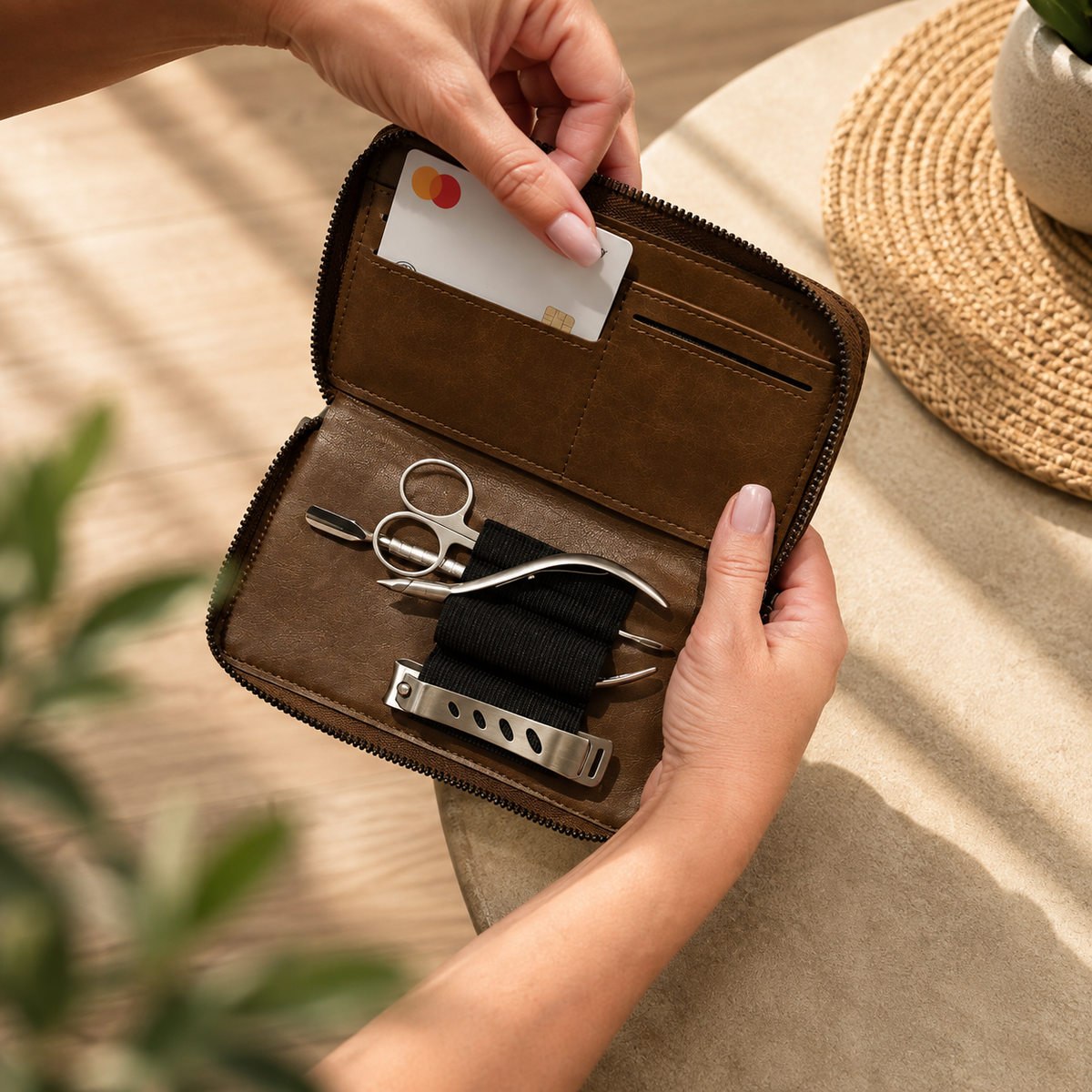 All-in-One Manicure Tool Kit & Wallet