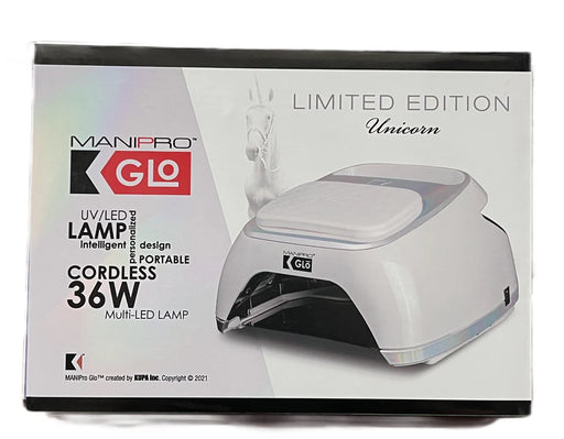 Kupa ManiPro Glo LED/UV CORDLESS Lamp, WHITE UNICORN, 48W